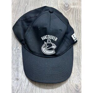 Vancouver Canucks Baseball Cap Adjustable Strap Back Black